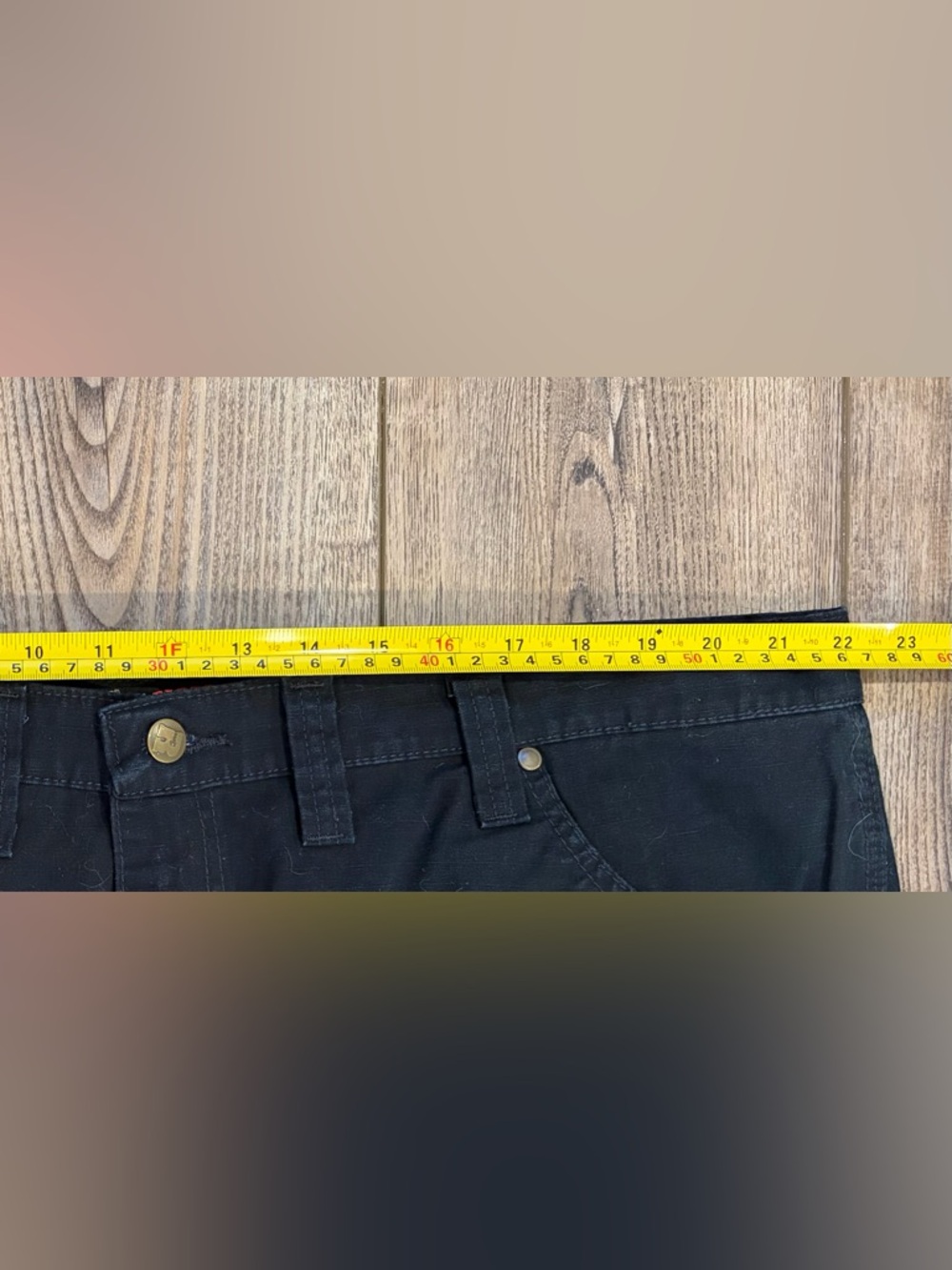 Wrangler Riggs Workwear Cargo Pants 44x32 Black Heavy Duty Utility Mens - Picture 9 of 10